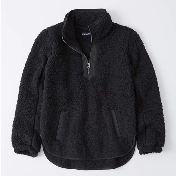 Abercrombie & Fitch Jackets & Blazers - Half-Zip Sherpa Fleece